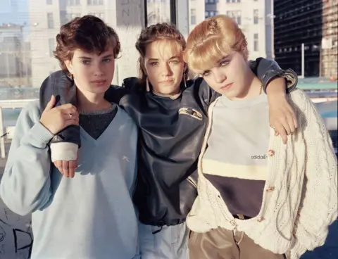 Tom Wood Women at the Pier Head by Tom Wood, 1985