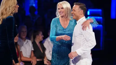 Kieron McCarron/BBC Anneka Rice on Strictly Come Dancing
