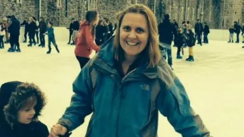 Nichola West Nichola West and her son