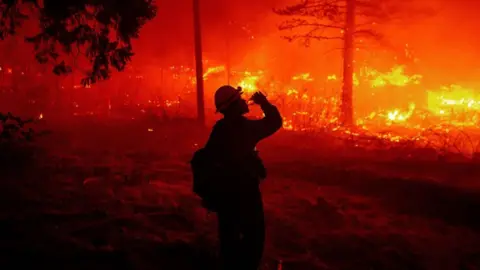 Getty Images California firefighter