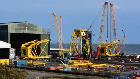 Ken Jack BiFab at Burntisland docks