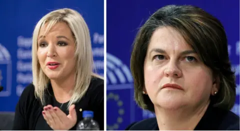 Getty Images Michelle O'Neill and Arlene Foster