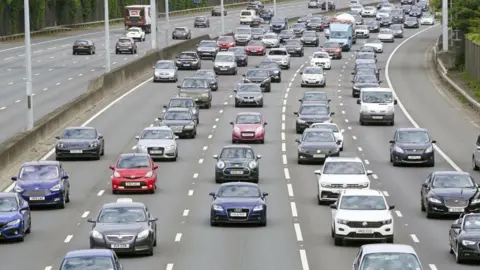 PA Media Traffic on a motorway