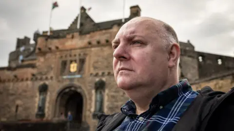 Paul Wilson at Edinburgh Castle