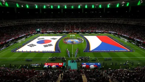 A match between Korea Republic and Czechia at Guadalajara Stadium on June 11, 2026 in Guadalajara