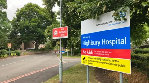 Highbury Hospital in Nottingham