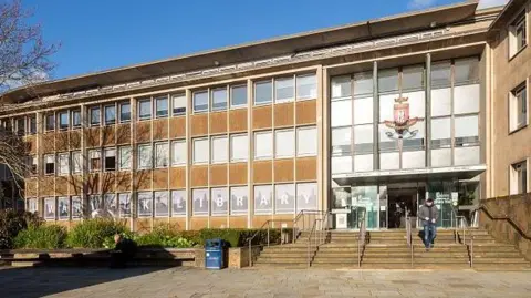 Getty Images The headquarters of Warwickshire County Council in Warwick