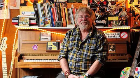 Future via Getty Images Bill Oddie photographed at home in front of a piano
