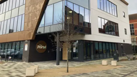 Cheshire West and Chester Council's headquarters at the Portal at Ellesmere Port.