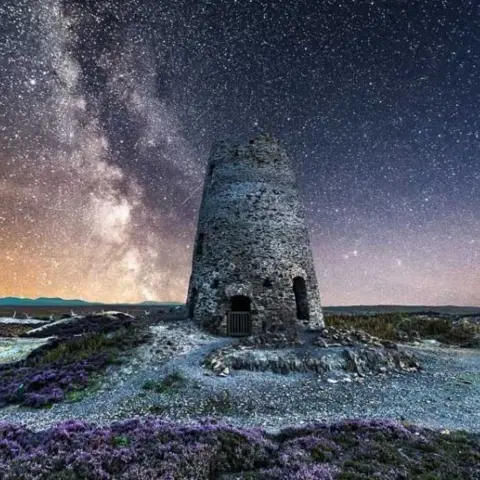 Don Cardy The night sky above Mynydd Parys on Anglesey