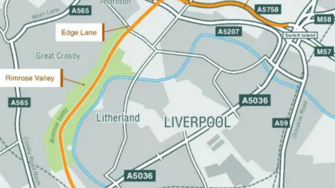 Highways England Rimrose Valley bypass