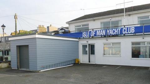 The exterior of the Isle of Man Yacht Club