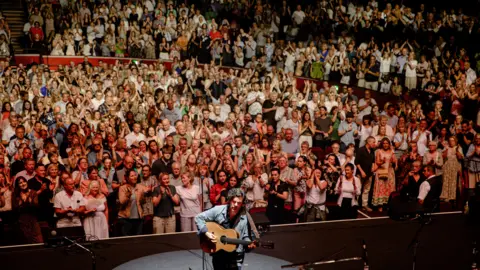 John Bird A view of a packed Royal Albert Hall during one of Jack Savoretti's solo concerts.