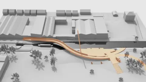 Erewash Borough Council The planned bridge