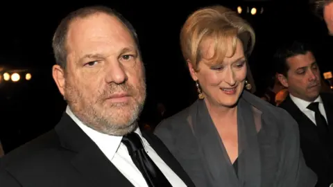 Getty Images Harvey Weinstein and Meryl Streep, pictured in 2012