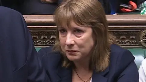 Rachel Reeves crying in the House of Commons