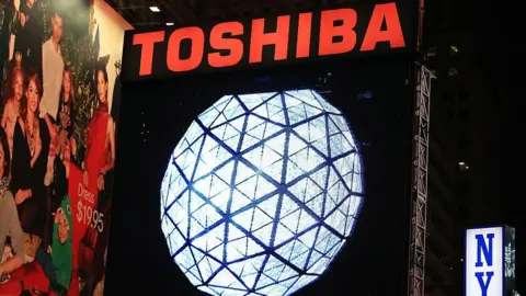 Getty Images Toshiba has received a buyout offer from a British private equity fund