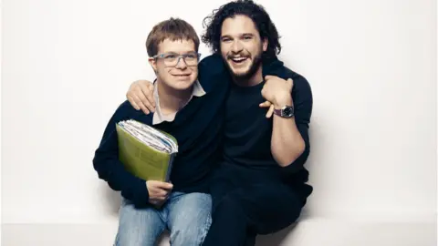 Matt Holyoak Kit Harington and cousin Laurent