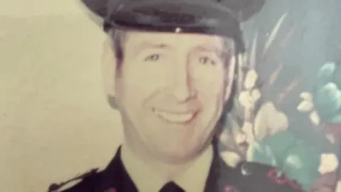 Susan Phoenix Family picture of Ian Phoenix in RUC uniform