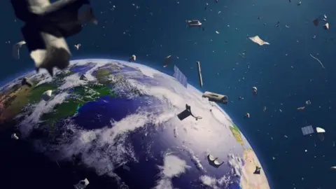 Getty Images Space debris