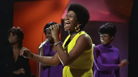 Getty Images TOP OF THE POPS photo of Aretha FRANKLIN
