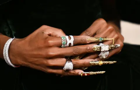 Getty Images Cynthia Erivo's nails close-up