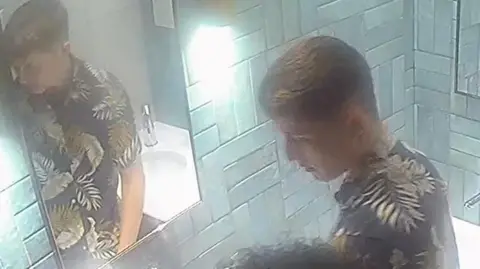 Leicestershire Police CCTV footage of a man thought to be involved in the attack