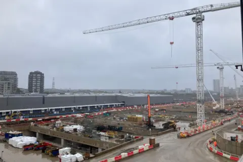 Skyline of Old Oak Common