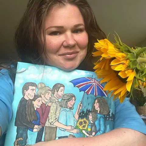 Olha Son/PA Wire Olha Son and painting