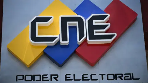 Logo of Venezuela's National Electoral Council (CNE). Photo: March 2024