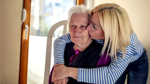 Getty Images care home visit