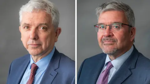 Cheshire East Council Cheshire East Council's deputy leader Michael Gorman and leader Nick Mannion