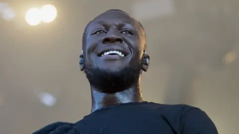 Getty Images Stormzy on stage