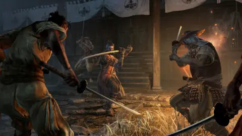 From Software Three ninjas prepare to fight