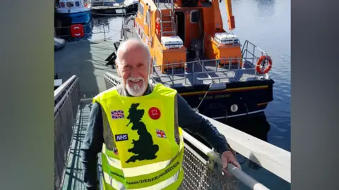 Derek Adams Derek in his high vis vest