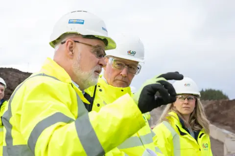 Construction work is underway on the Tomatin to Moy section of the A9.