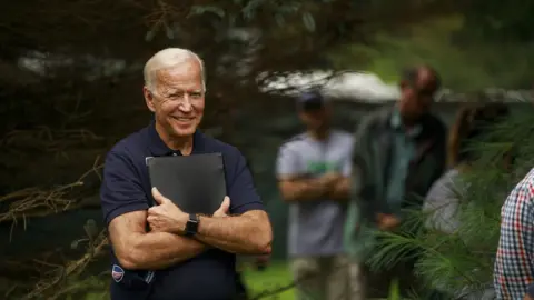 SOPA Images One of the watches Joe Biden wears is reportedly an Apple Watch