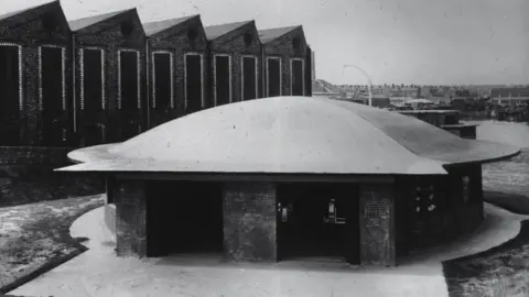 North Tyneside Museums Entrance to the tunnel in the 1950s