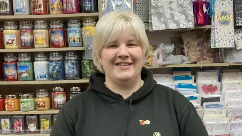 Tracy Jones, manager of Tumbleweed in Glynneath