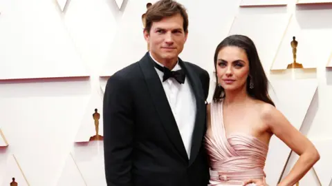 Getty Images Ashton Kutcher and Mila Kunis
