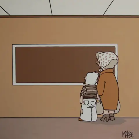 Pete McKee Hole In The Road Fish Tank by Pete McKee