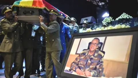 AFP Gen Seare Mekonnen's funeral in June 2019