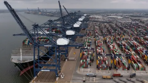 Getty Images Felixstowe Port