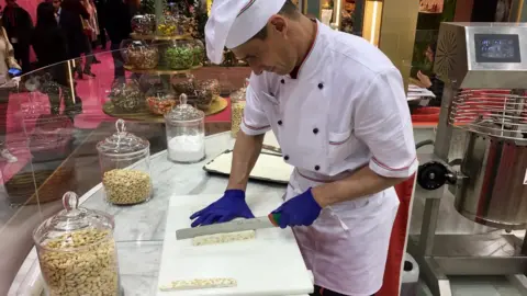BBC man making nougat
