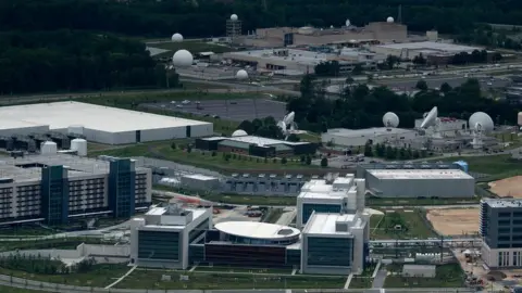 Getty Images US Cyber Command joint operations center on the NSA campus is seen on May 25, 2020, in Fort Meade, Maryland