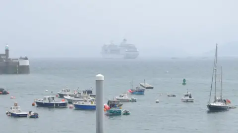 BBC Cruise ship out in Guernsey waters