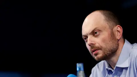 Reuters Russian dissident Vladimir Kara-Murza attends a news conference after his release, Germany, 2 August 2024