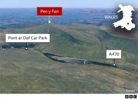 Map of the area