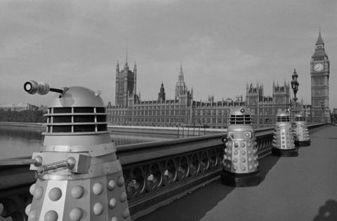 Daleks on Westminster Bridge