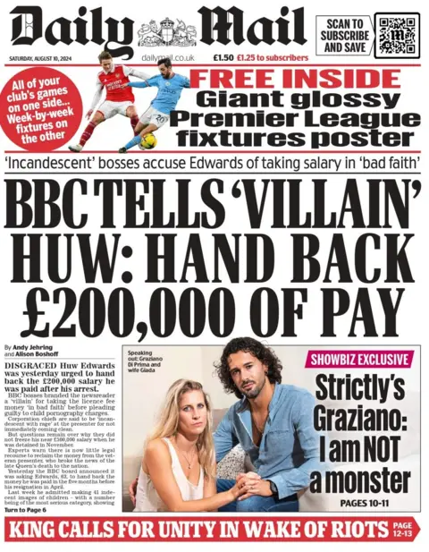  Hand back £200,000 of pay